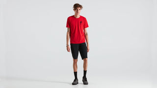 Specialized Men's S-Logo Short Sleeve T-Shirt - Flo Red