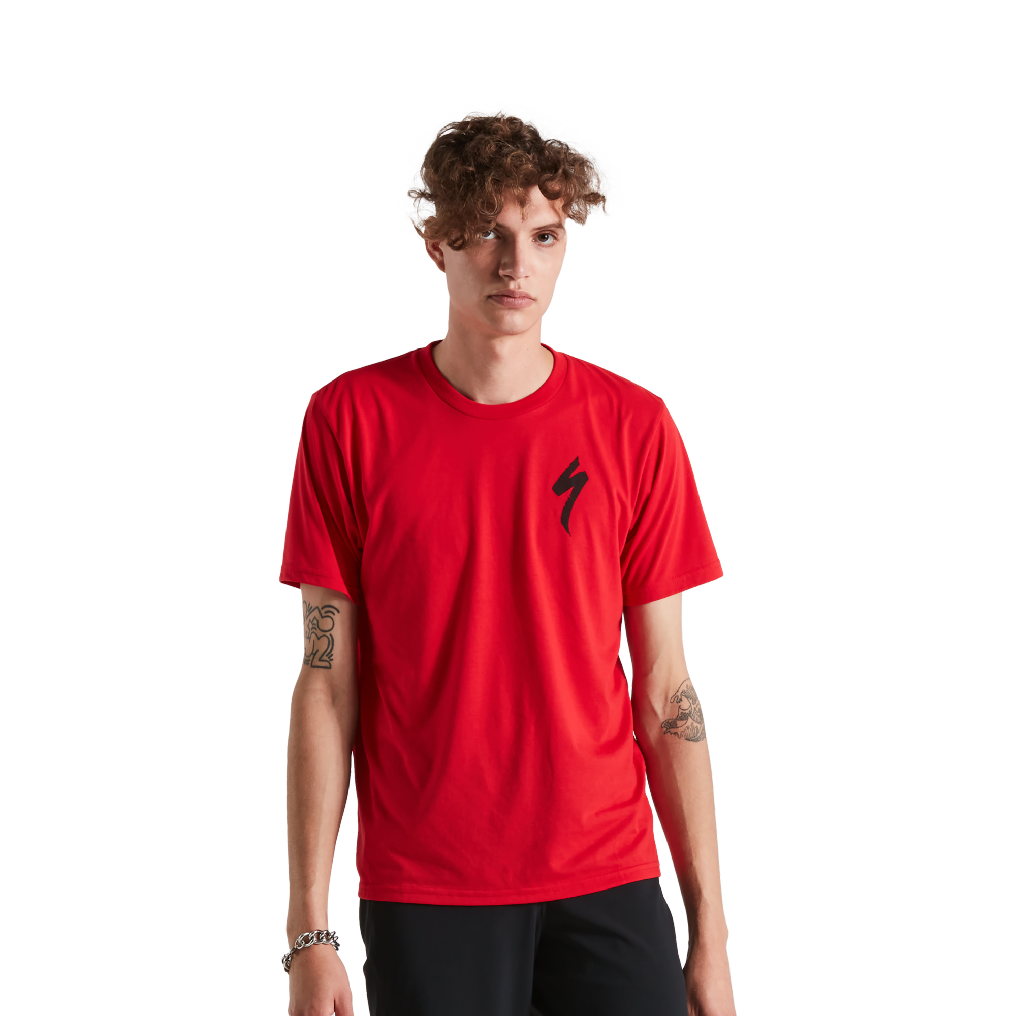 Specialized Men's S-Logo Short Sleeve T-Shirt - Flo Red