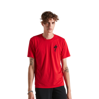 Specialized Men's S-Logo Short Sleeve T-Shirt - Flo Red