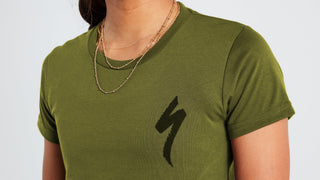 Specialized Women's S-Logo Short Sleeve T-Shirt - Olive Green