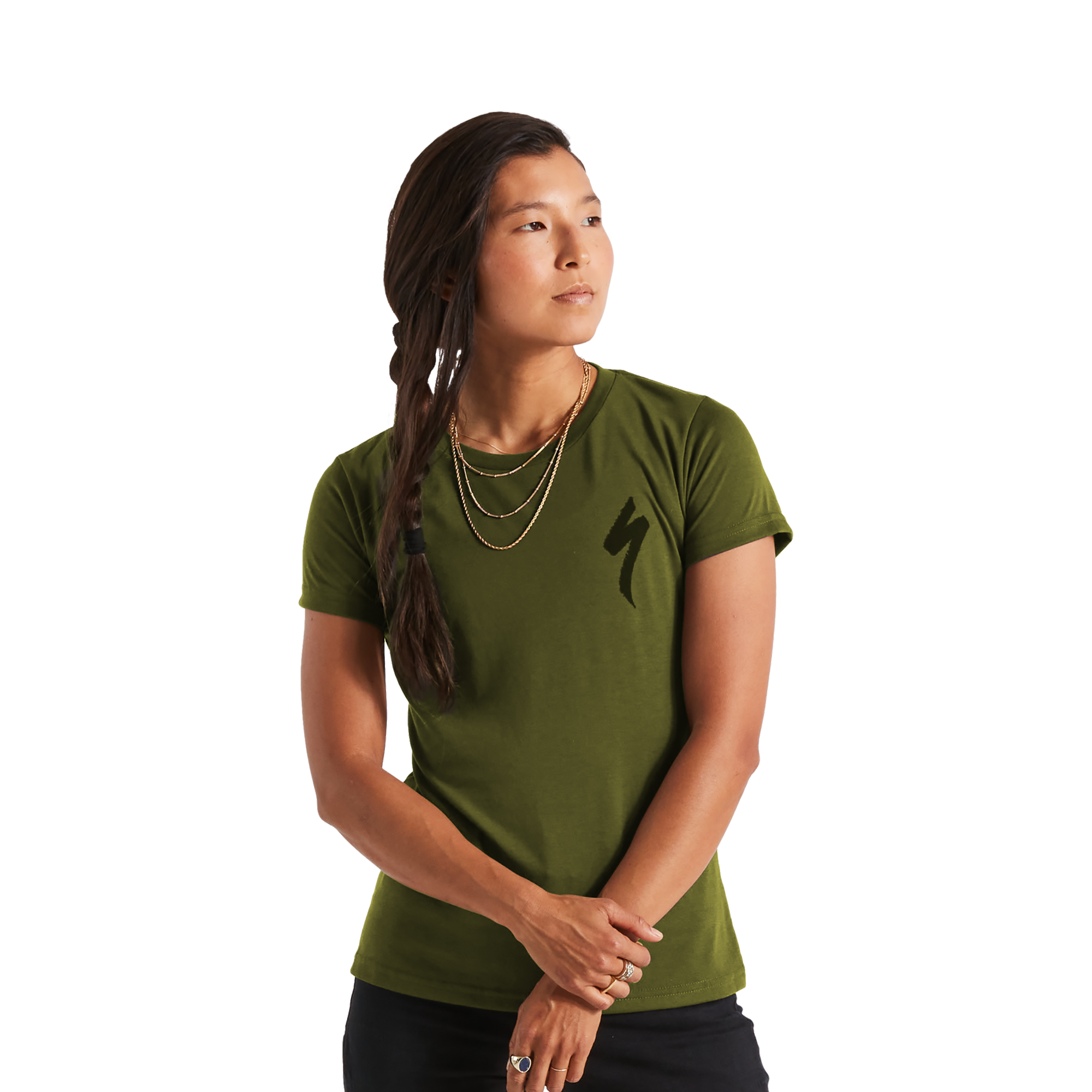 Specialized Women's S-Logo Short Sleeve T-Shirt - Olive Green