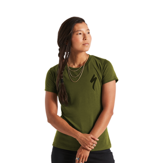 Specialized Women's S-Logo Short Sleeve T-Shirt - Olive Green