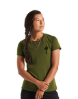 Specialized Women's S-Logo Short Sleeve T-Shirt - Olive Green