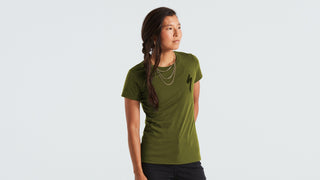 Specialized Women's S-Logo Short Sleeve T-Shirt - Olive Green