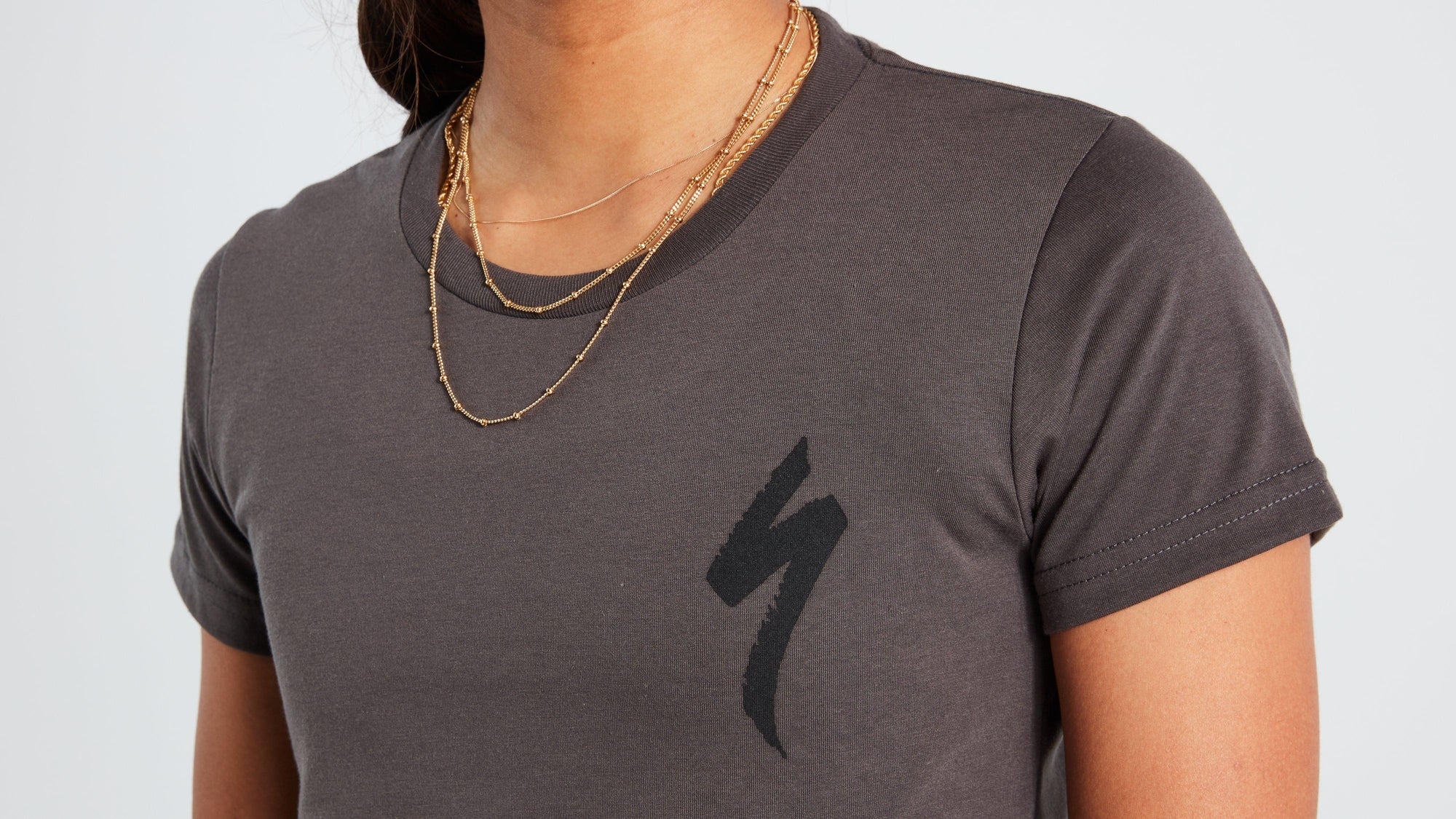 Specialized Women's S-Logo Short Sleeve T-Shirt - Charcoal