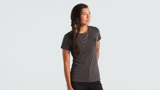 Specialized Women's S-Logo Short Sleeve T-Shirt - Charcoal