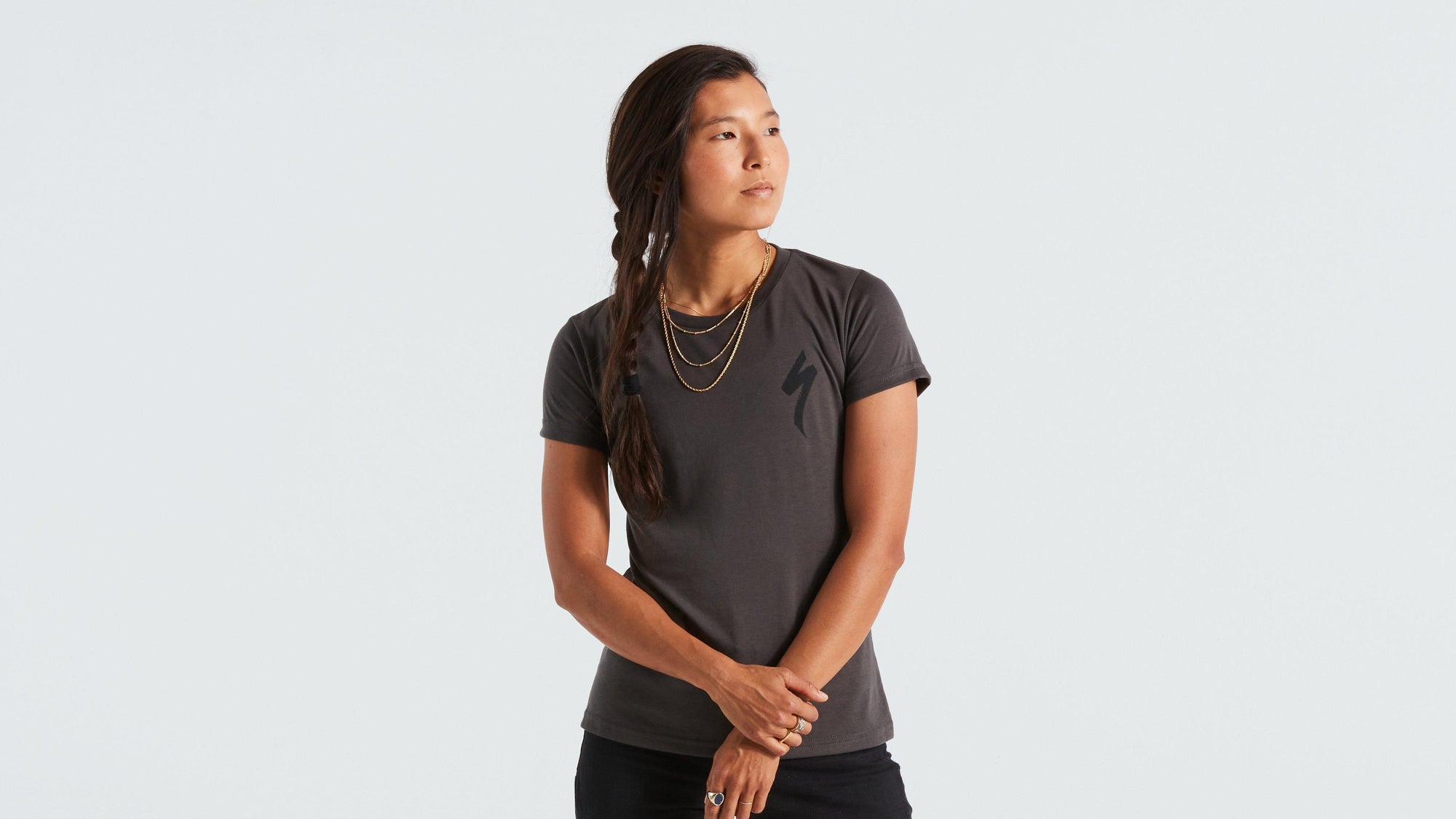 Specialized Women's S-Logo Short Sleeve T-Shirt - Charcoal