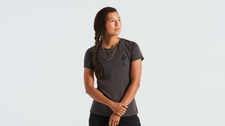 Specialized Women's S-Logo Short Sleeve T-Shirt - Charcoal