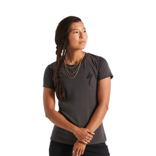 Specialized Women's S-Logo Short Sleeve T-Shirt - Charcoal