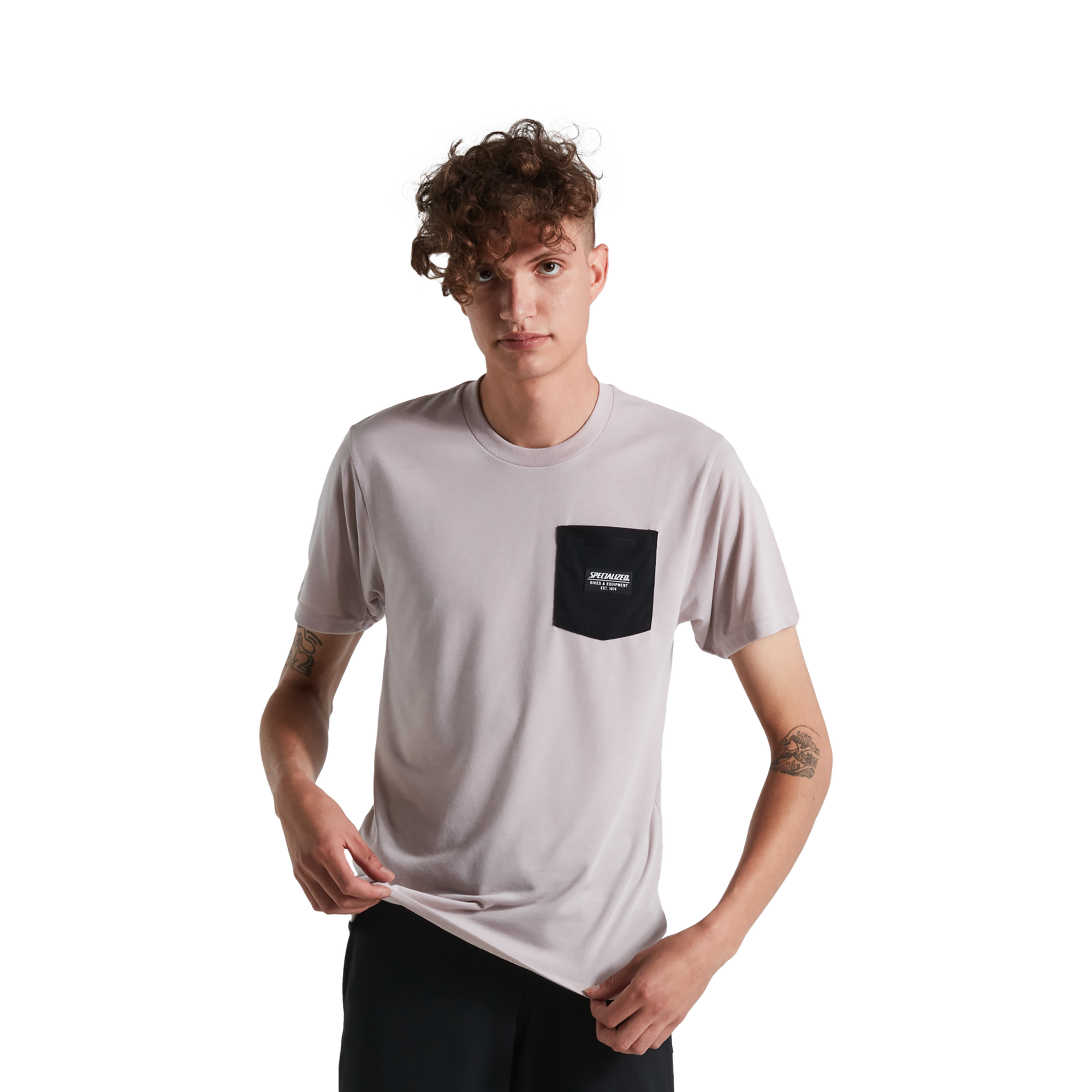 Specialized Men's Short Sleeve Pocket T-Shirt - Clay