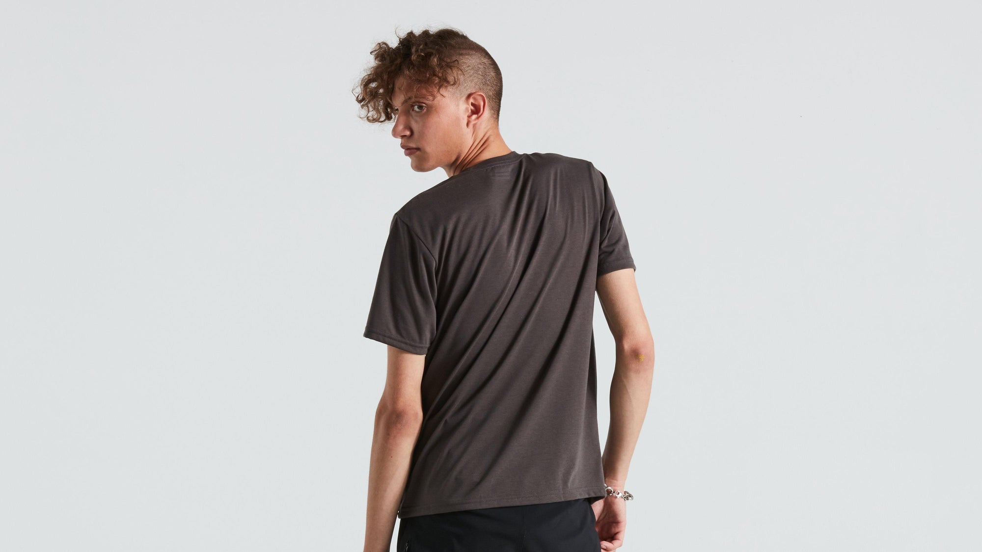 Specialized Men's Wordmark Short Sleeve T-Shirt - Charcoal
