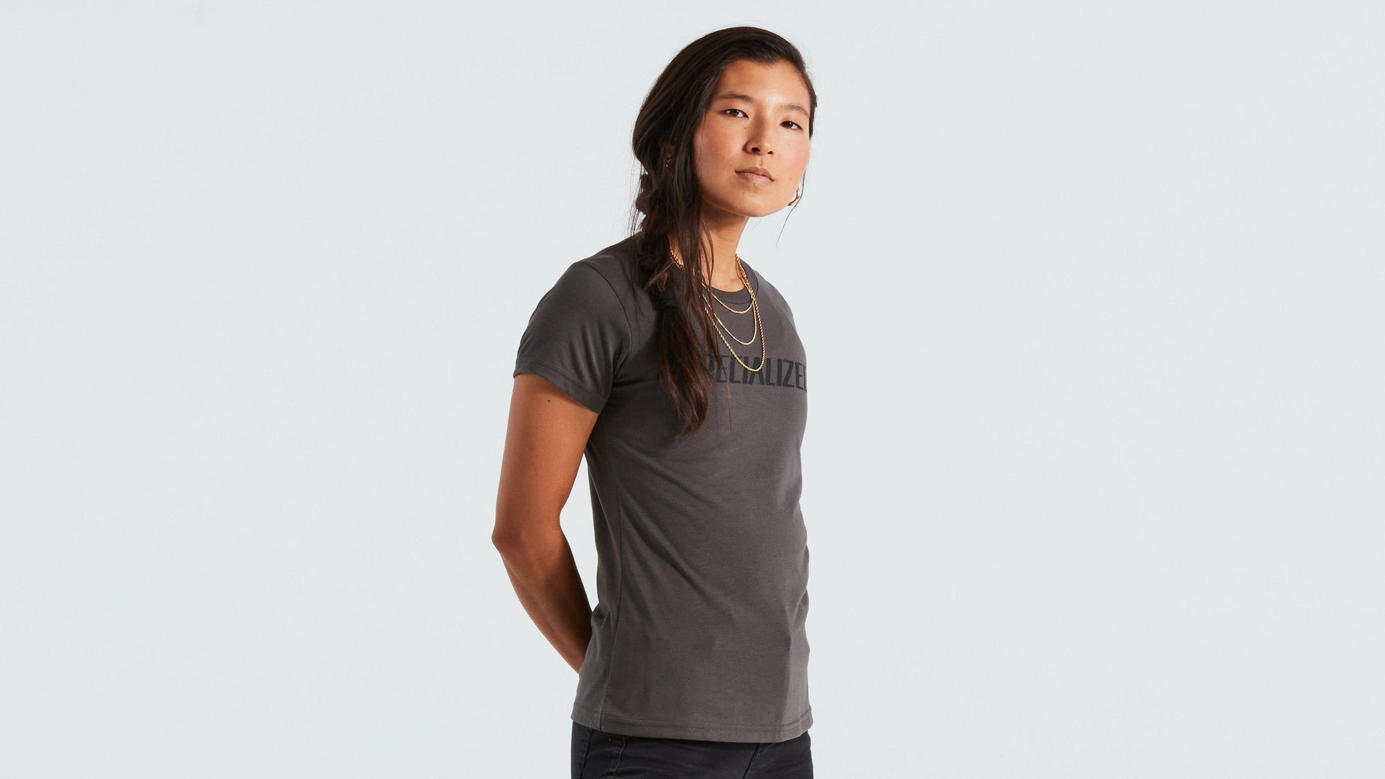 Specialized Women's Wordmark Short Sleeve T-Shirt - Charcoal