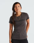Specialized Women's Wordmark Short Sleeve T-Shirt - Charcoal
