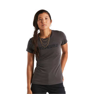 Specialized Women's Wordmark Short Sleeve T-Shirt - Charcoal