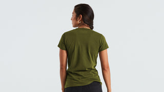 Specialized Women's Wordmark Short Sleeve T-Shirt - Olive Green