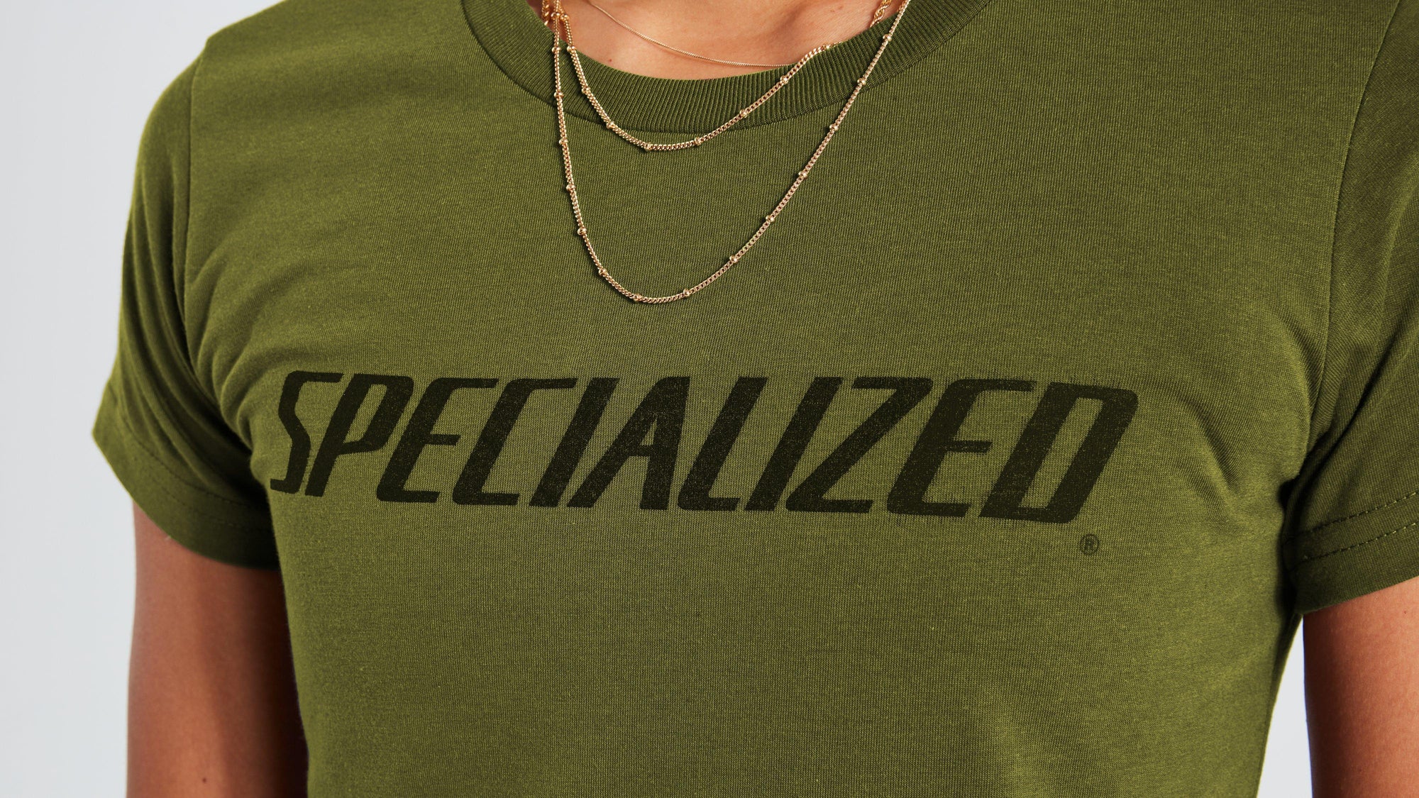 Specialized Women's Wordmark Short Sleeve T-Shirt - Olive Green