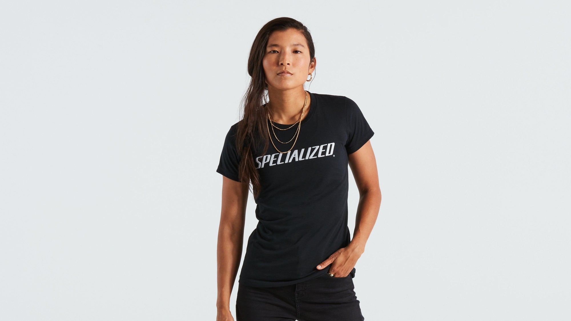 Specialized Women's Wordmark Short Sleeve T-Shirt - Black