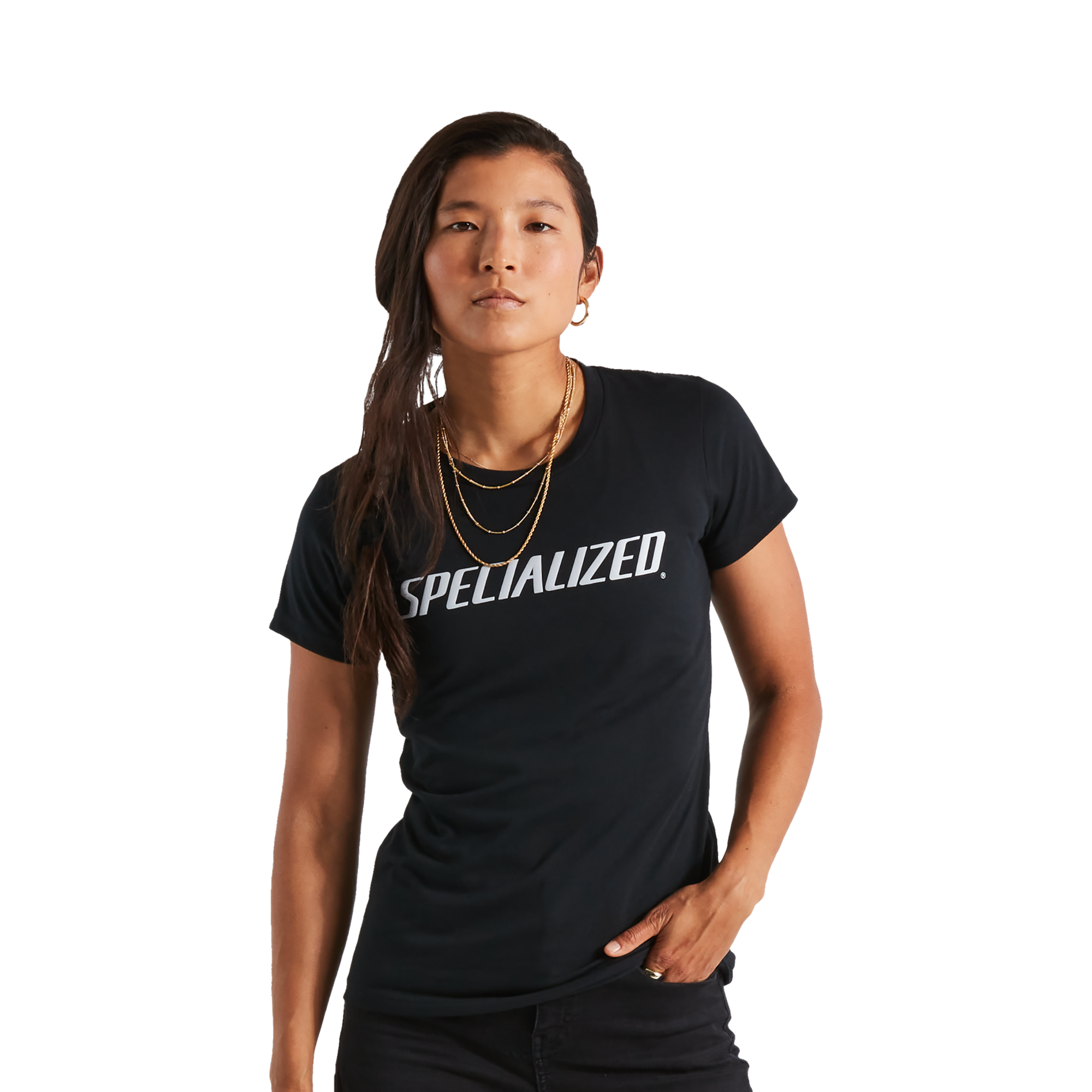 Specialized Women's Wordmark Short Sleeve T-Shirt - Black