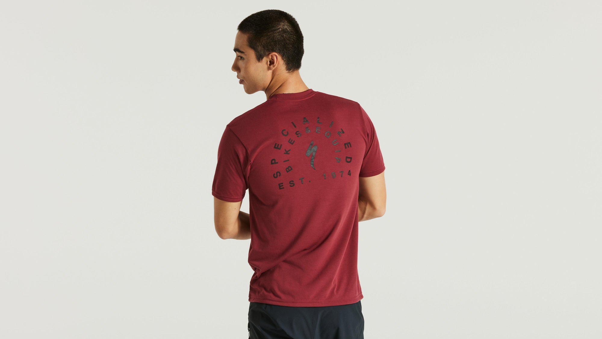 Specialized Stoke Short Sleeve T-Shirt - Maroon