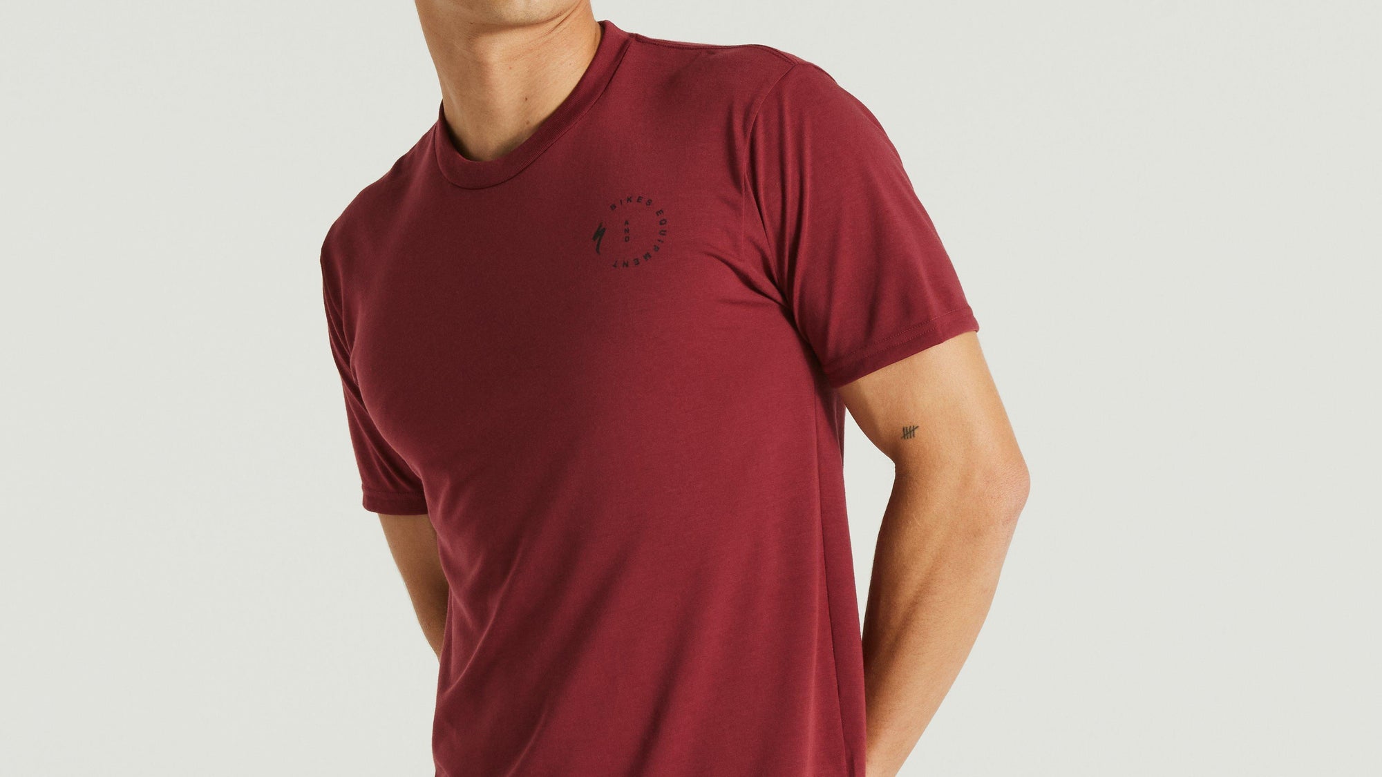 Specialized Stoke Short Sleeve T-Shirt - Maroon