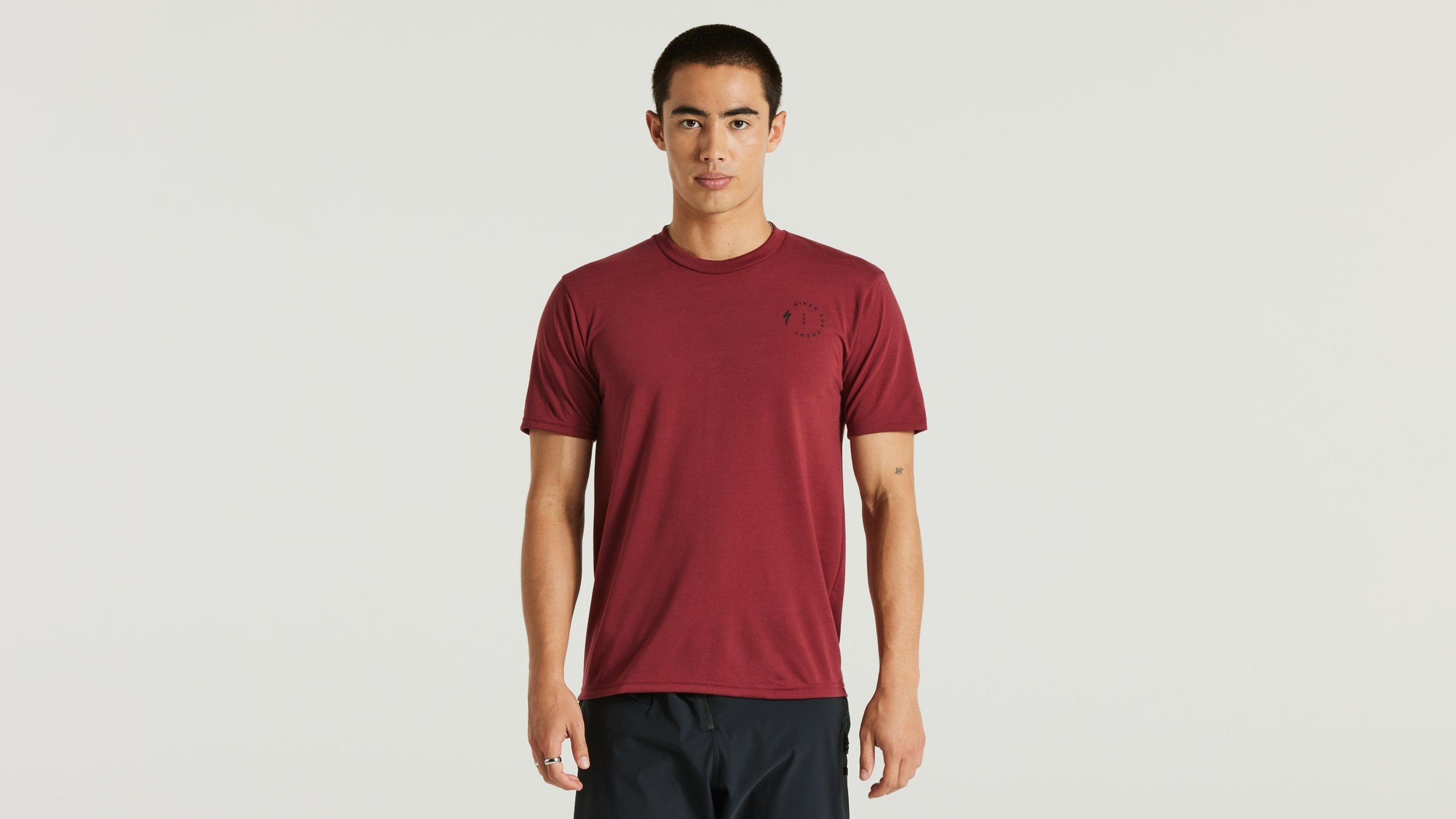 Specialized Stoke Short Sleeve T-Shirt - Maroon
