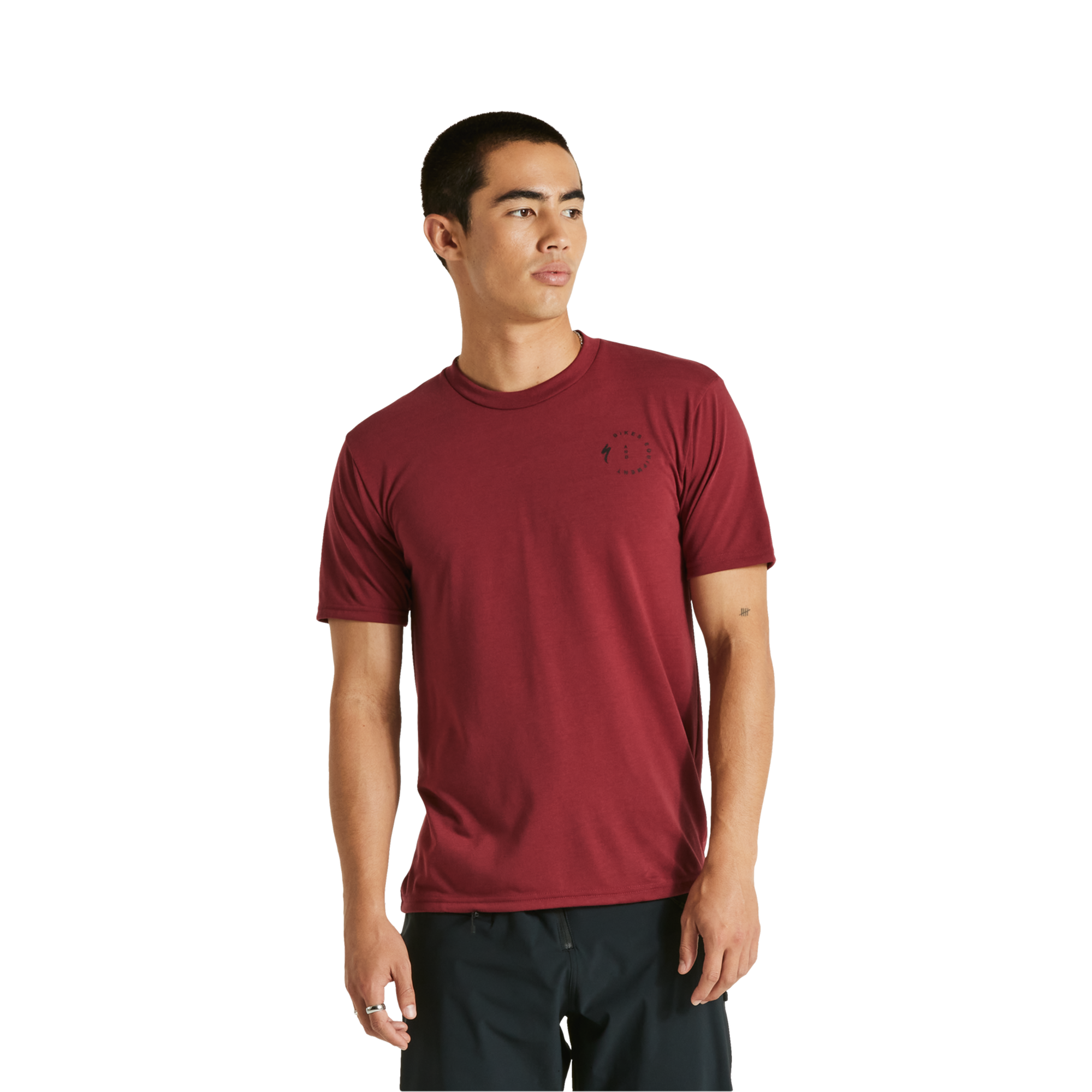 Specialized Stoke Short Sleeve T-Shirt - Maroon