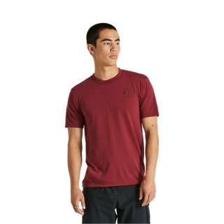 Specialized Stoke Short Sleeve T-Shirt - Maroon