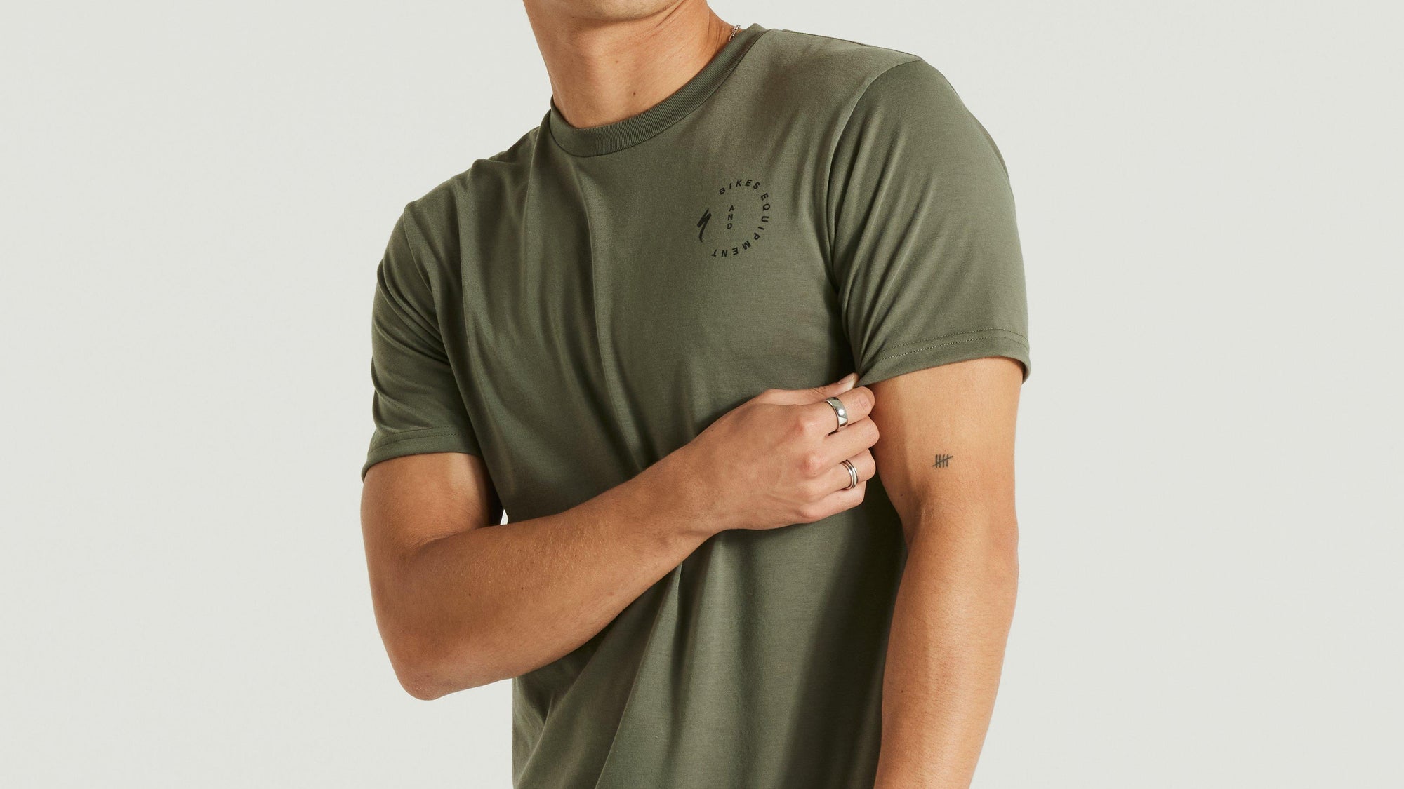 Specialized Stoke Short Sleeve T-Shirt - Oak Green