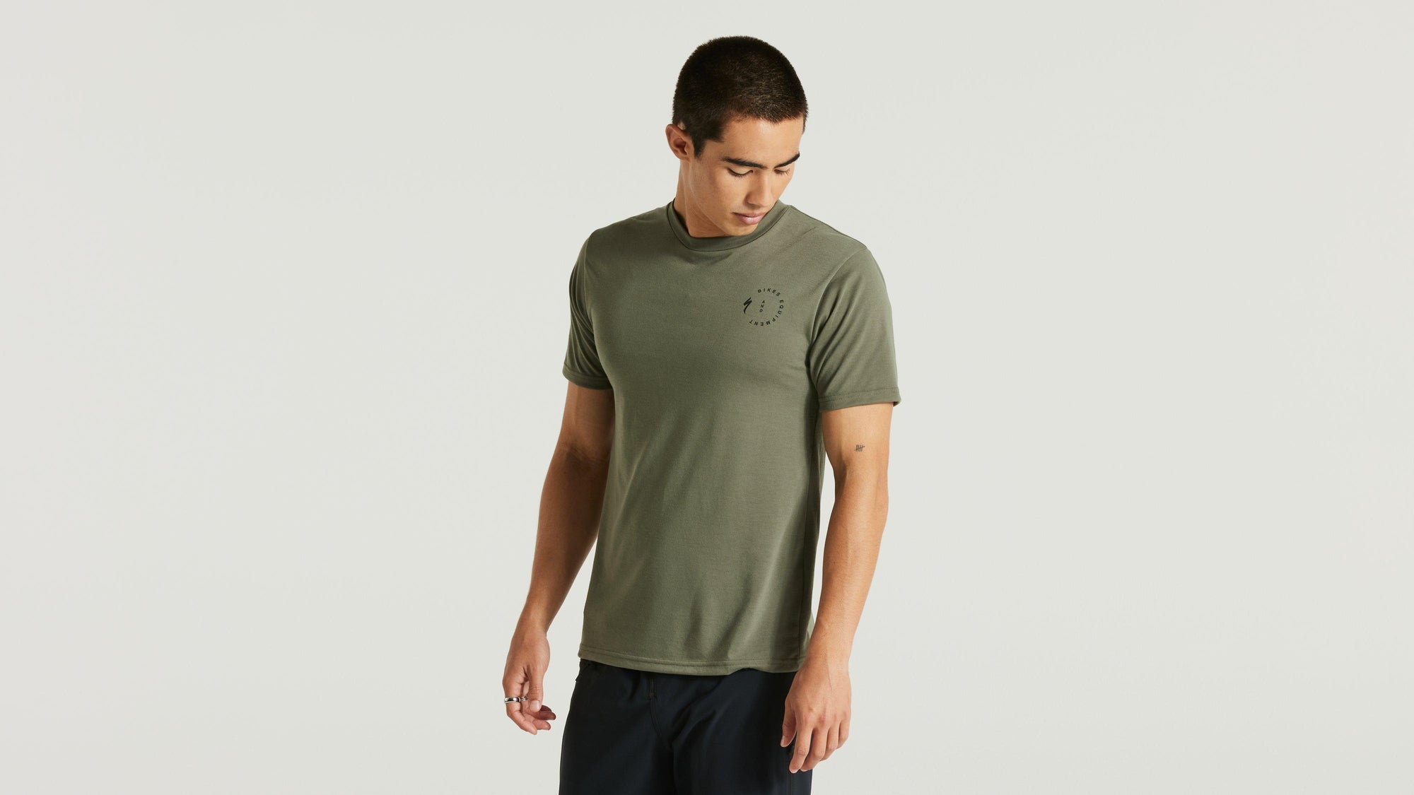 Specialized Stoke Short Sleeve T-Shirt - Oak Green