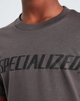 Specialized Youth Wordmark Short Sleeve T-Shirt - Charcoal