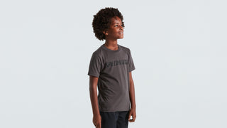 Specialized Youth Wordmark Short Sleeve T-Shirt - Charcoal