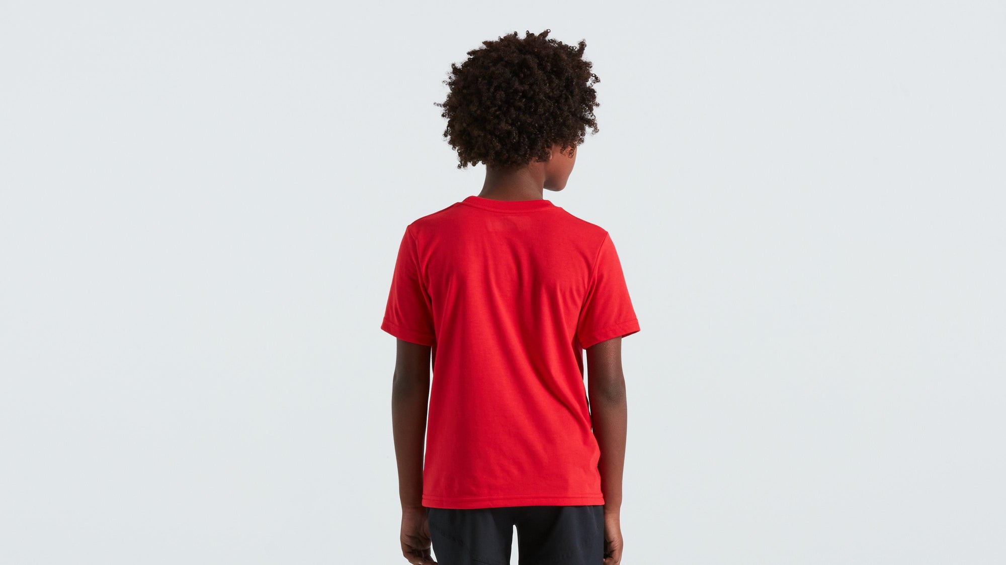 Specialized Youth Wordmark Short Sleeve T-Shirt - Flo Red