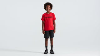 Specialized Youth Wordmark Short Sleeve T-Shirt - Flo Red