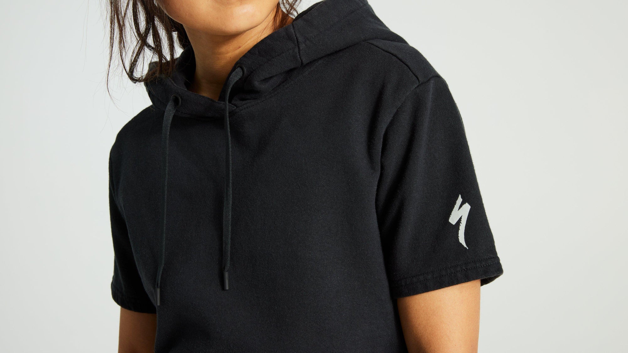 Specialized Women's Legacy Short Sleeve Hoodie - Black