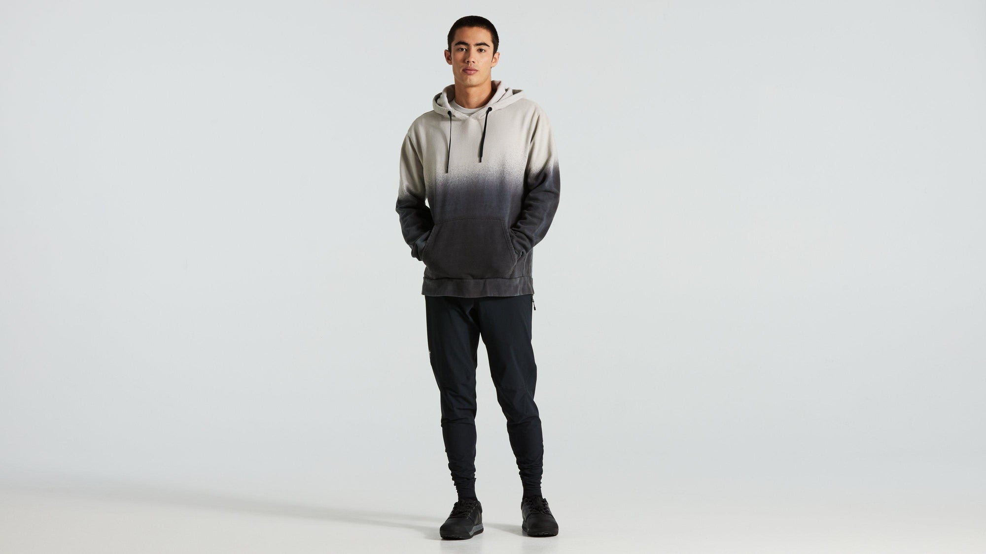 Specialized Men's Legacy Spray Pull-Over Hoodie - Dove Grey