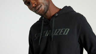 Specialized Men's Legacy Wordmark Zip-Up Hoodie - Black