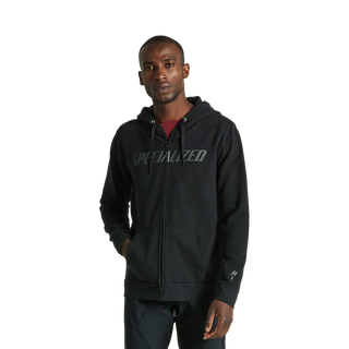 Specialized Men's Legacy Wordmark Zip-Up Hoodie - Black
