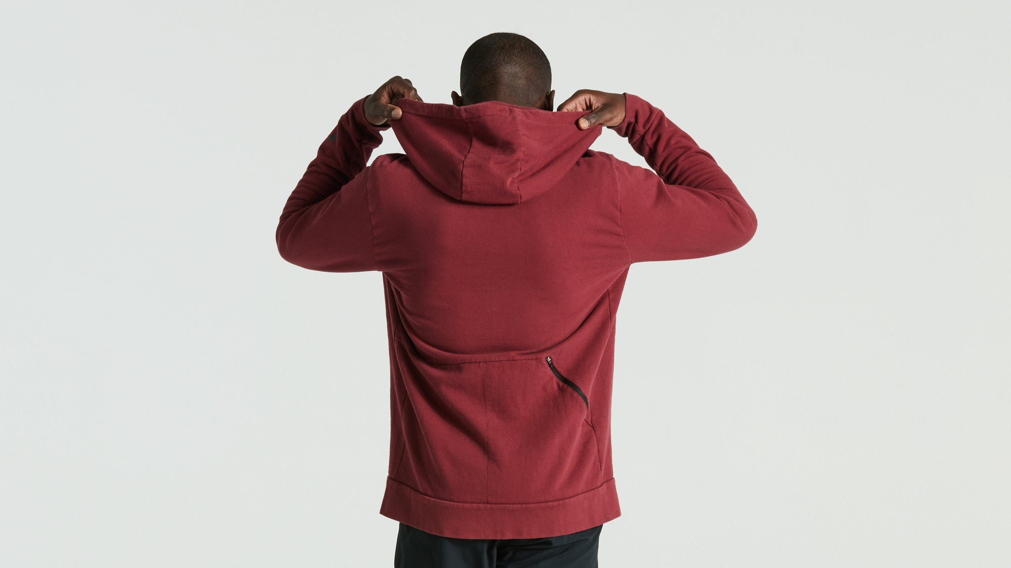 Specialized Men's Legacy Wordmark Zip-Up Hoodie - Maroon