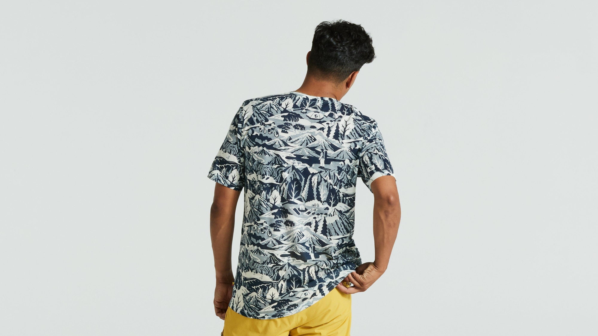 Specialized Men's Fjällräven Wool CaliSwe Short Sleeve Tee - Navy