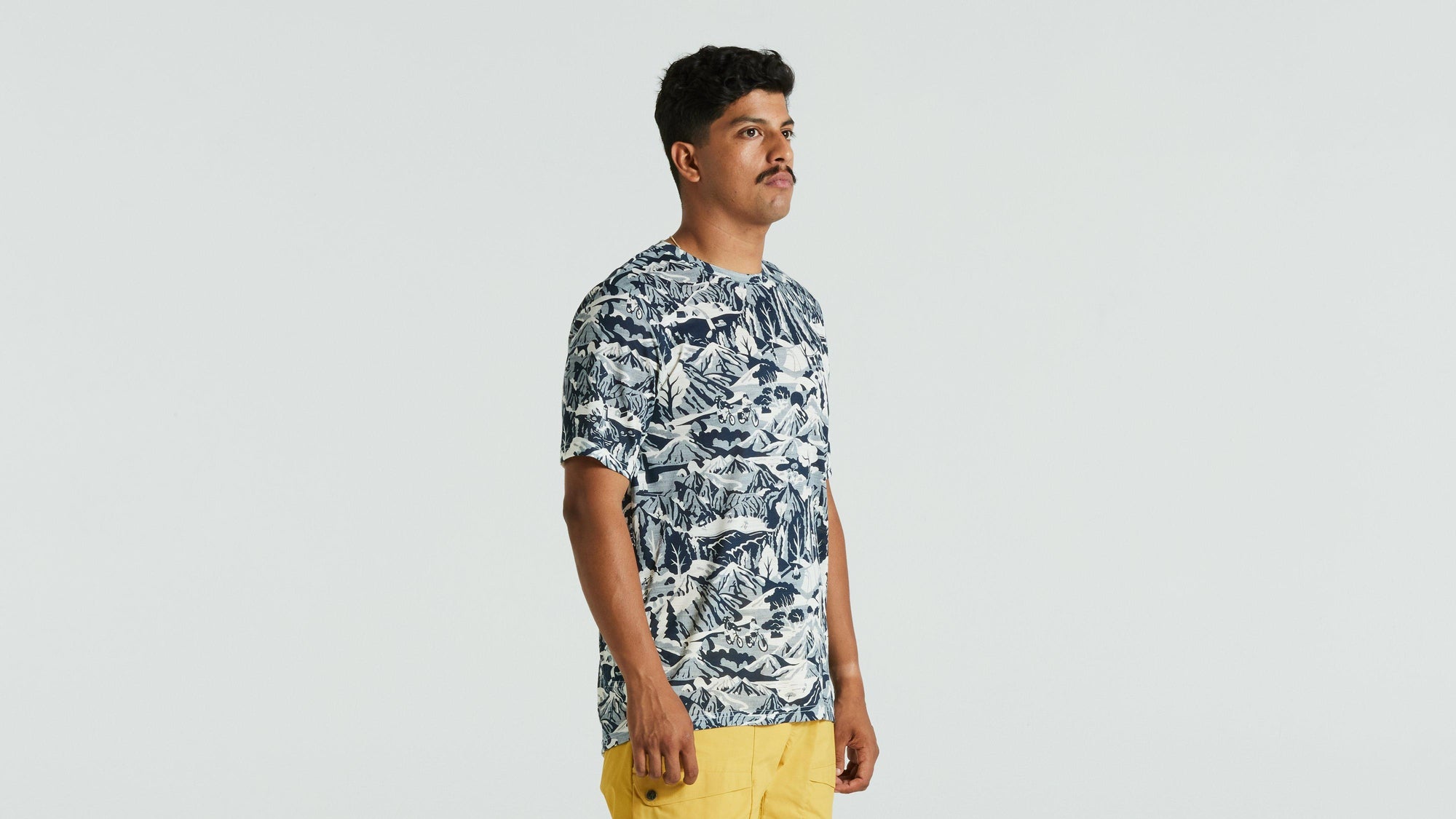 Specialized Men's Fjällräven Wool CaliSwe Short Sleeve Tee - Navy