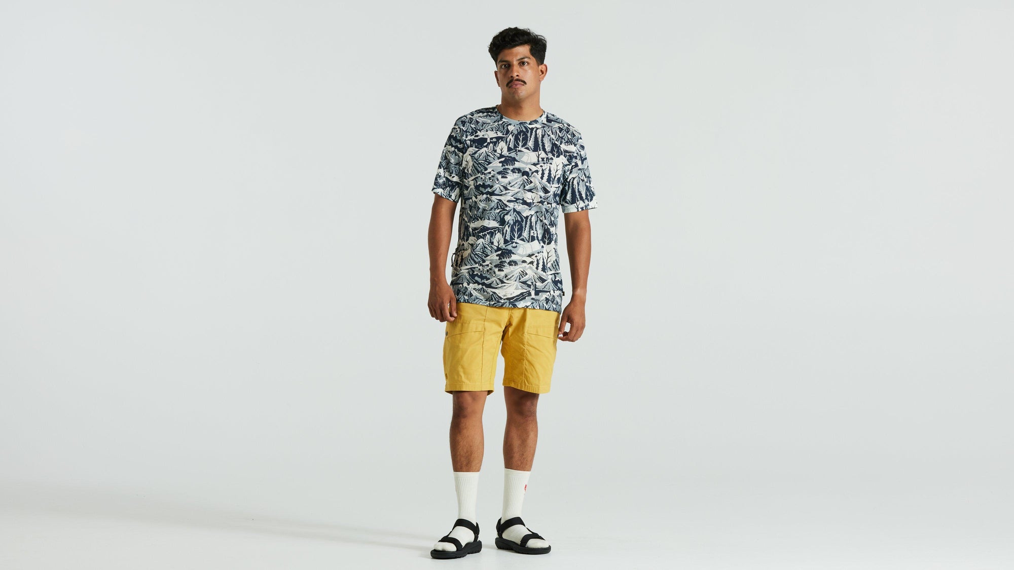 Specialized Men's Fjällräven Wool CaliSwe Short Sleeve Tee - Navy
