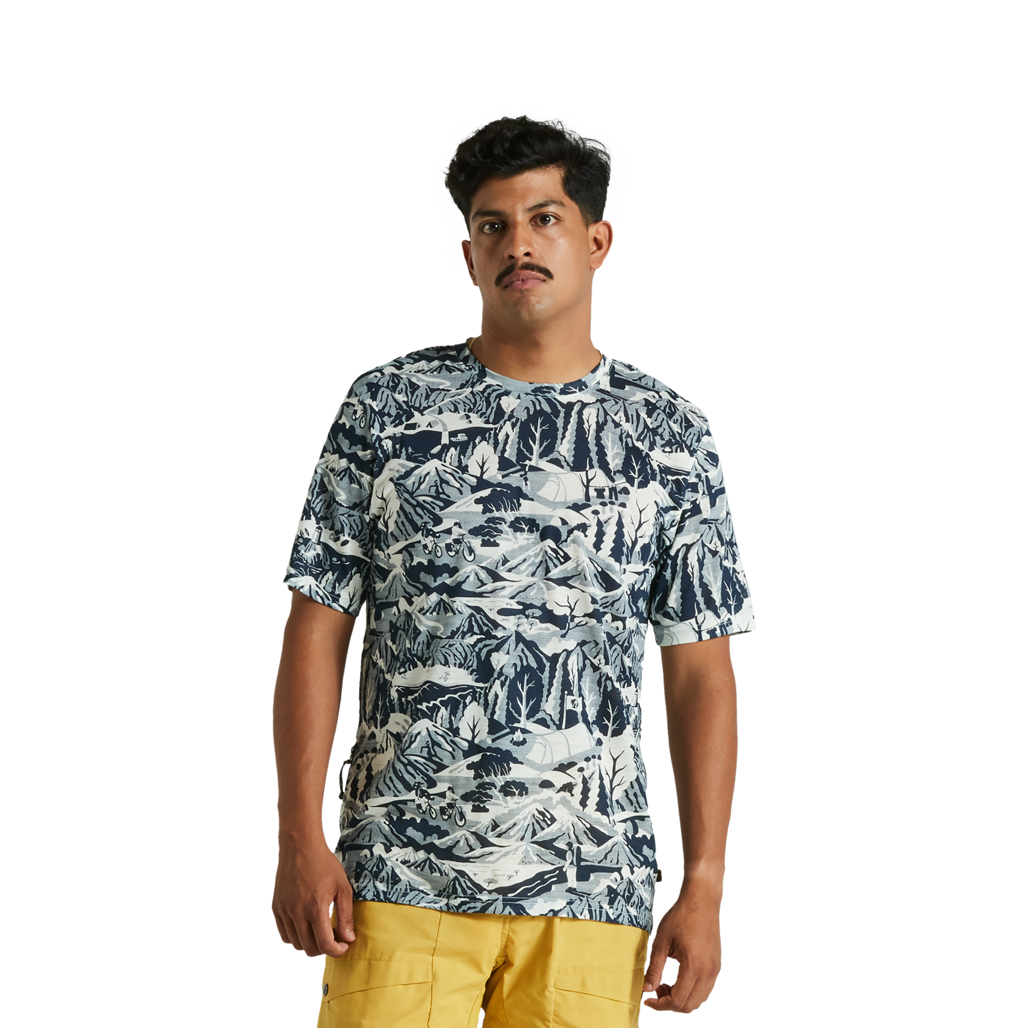 Specialized Men's Fjällräven Wool CaliSwe Short Sleeve Tee - Navy