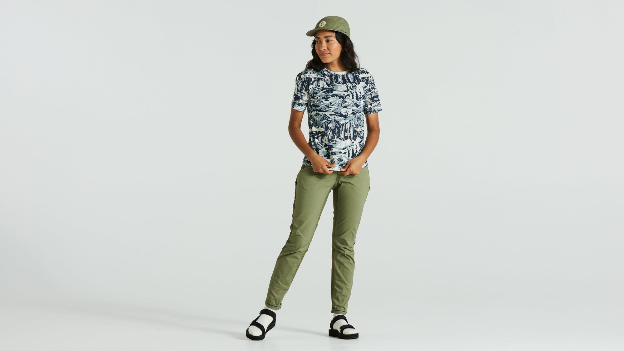 Specialized Women's Fjällräven Wool CaliSwe Short Sleeve Tee - Navy