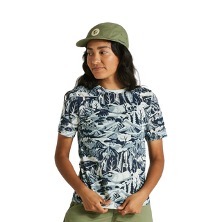 Specialized Women's Fjällräven Wool CaliSwe Short Sleeve Tee - Navy
