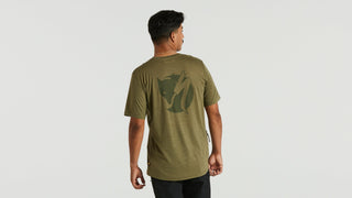 Specialized Men's Fjällräven Wool Short Sleeve Tee - Green