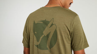 Specialized Men's Fjällräven Wool Short Sleeve Tee - Green