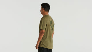 Specialized Men's Fjällräven Wool Short Sleeve Tee - Green