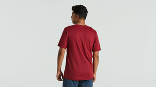 Specialized Men's Fjällräven Wool Short Sleeve Tee - Pomegranate Red