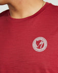 Specialized Men's Fjällräven Wool Short Sleeve Tee - Pomegranate Red