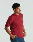 Specialized Men's Fjällräven Wool Short Sleeve Tee - Pomegranate Red